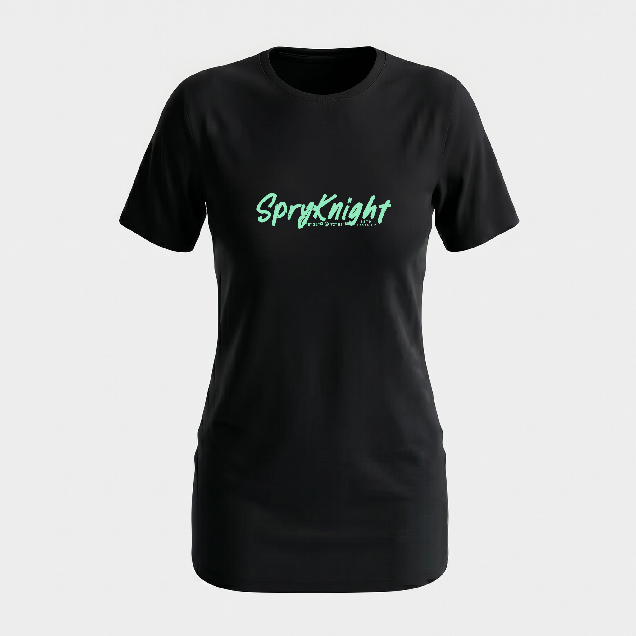 Women's Black T-Shirt Dress