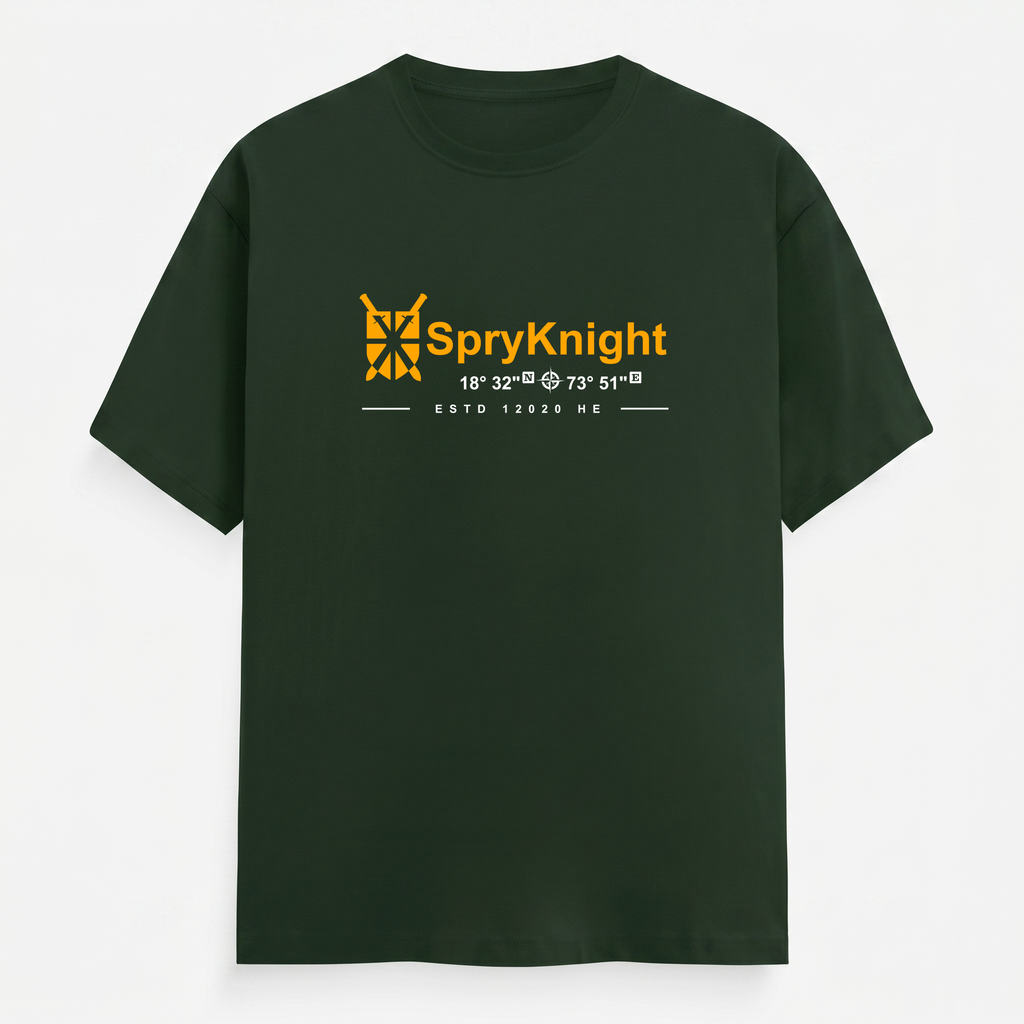 Classic Crew Neck Bottle Green T-Shirt (Unisex)