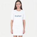 Women's White T-Shirt Dress