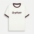 Ringer Off White-Maroon T-Shirt (Unisex)