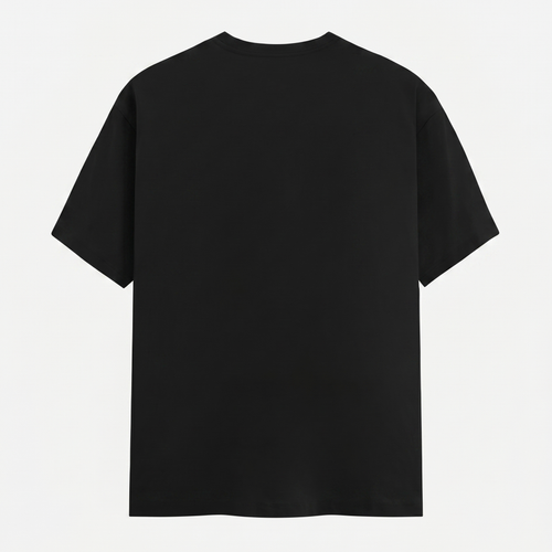 Classic Crew Neck Black T-Shirt (Unisex)