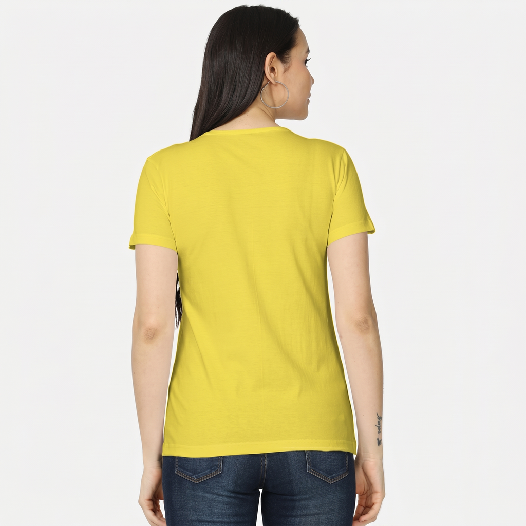 Women's Neon Yellow Classic T-Shirt