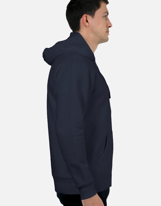 Oversized Navy Blue Hoodie (Unisex)